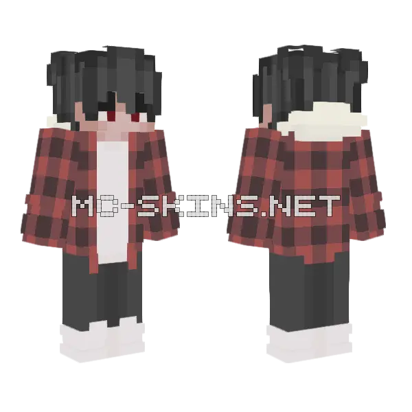 Bonk Minecraft skin, front and back