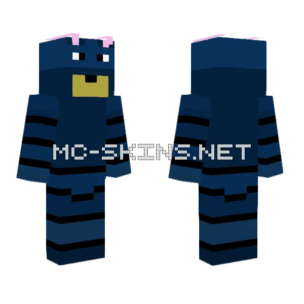 Bonne The Rabbit Minecraft skin, front and back