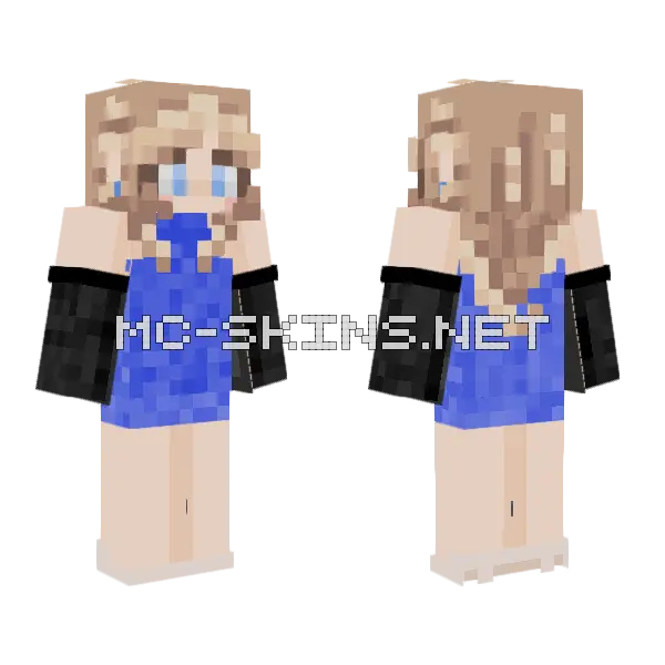 Bonnie Minecraft skin, front and back