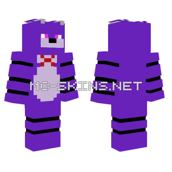 Bonnie Re Make Minecraft skin, front and back