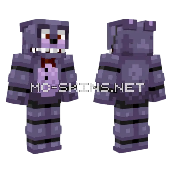 Bonnie Skin Minecraft skin, front and back