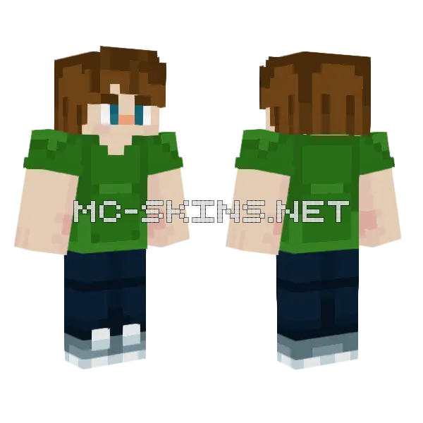 Bonseepoe Hive Style Minecraft skin, front and back