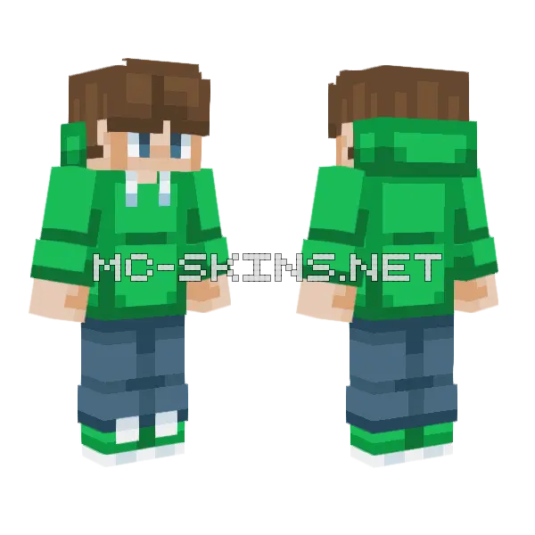 Bonseepoe Hive Style V3 Minecraft skin, front and back