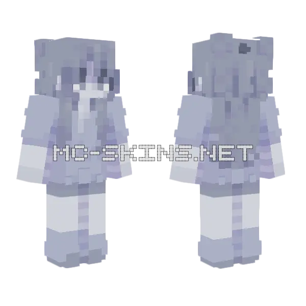Boo Minecraft skin, front and back