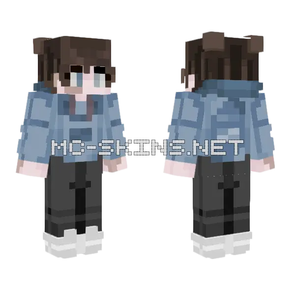 Boo Boy Minecraft skin, front and back