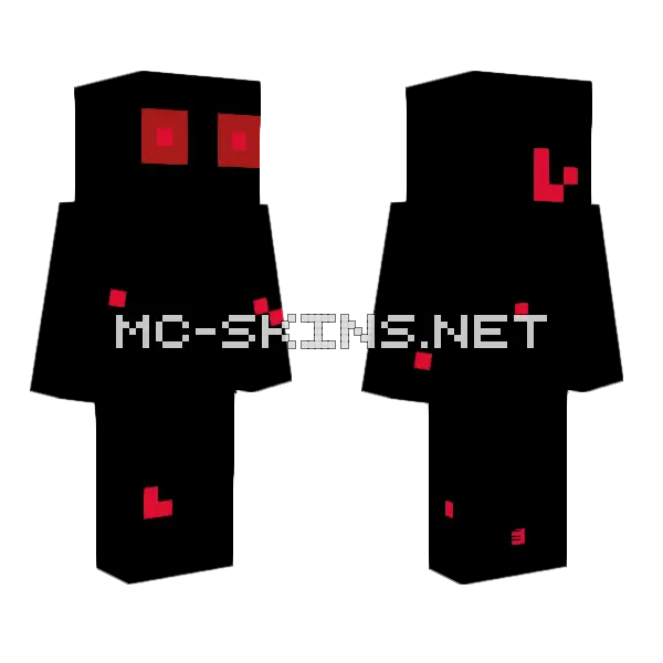 Boo Im A Scary Monster Minecraft skin, front and back
