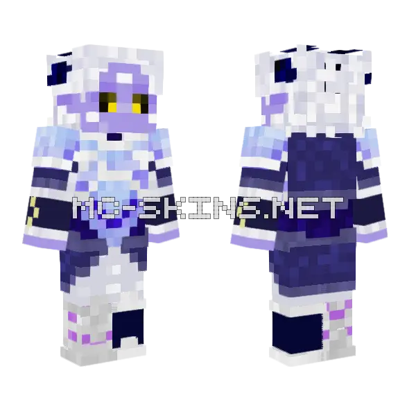 Boogaloo Dragonguard Gear Minecraft skin, front and back