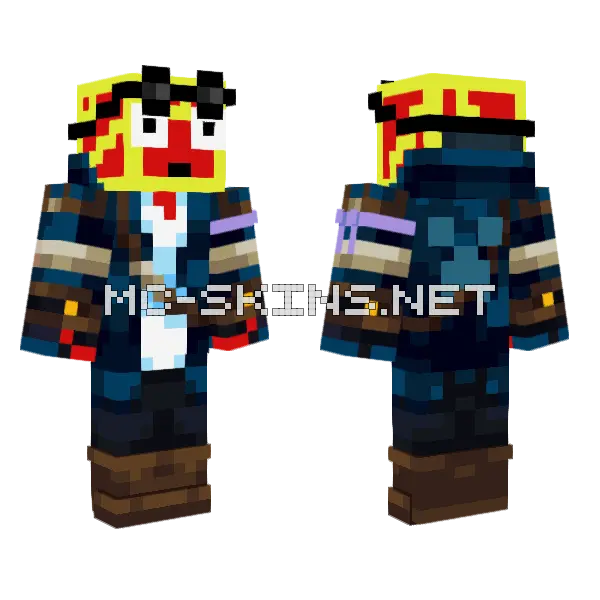 Boom Slime 4cvit Minecraft skin, front and back