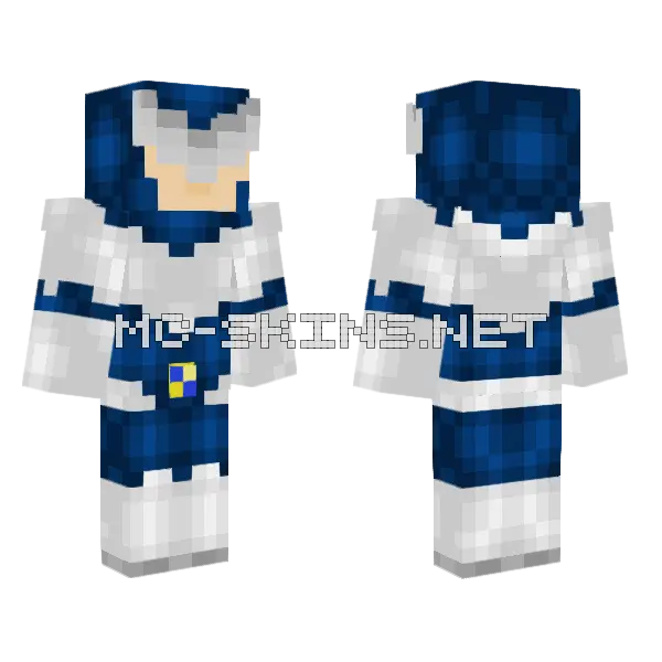 Boomerang Marvel Minecraft skin, front and back