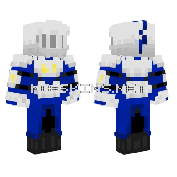 Boris Remastered Minecraft skin, front and back