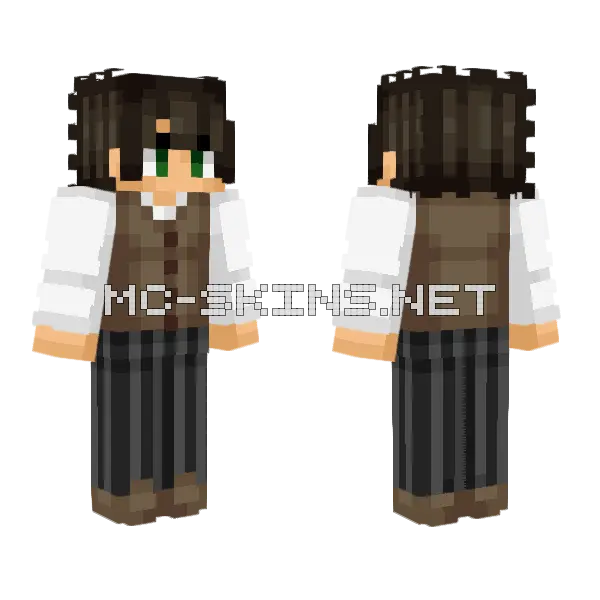 Born Too Late Te Minecraft skin, front and back