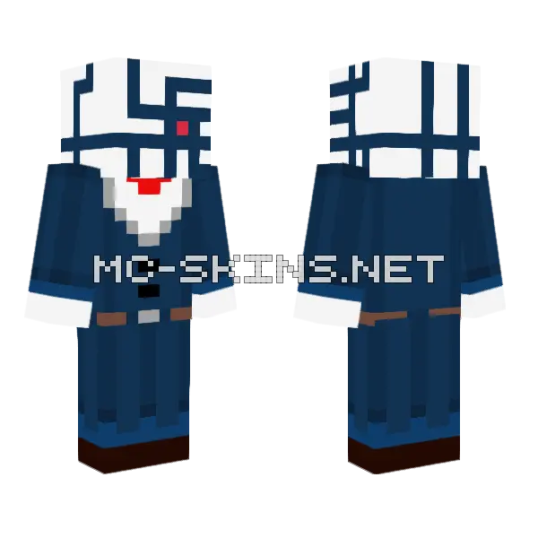 Boss 2 0 Suit Minecraft skin, front and back