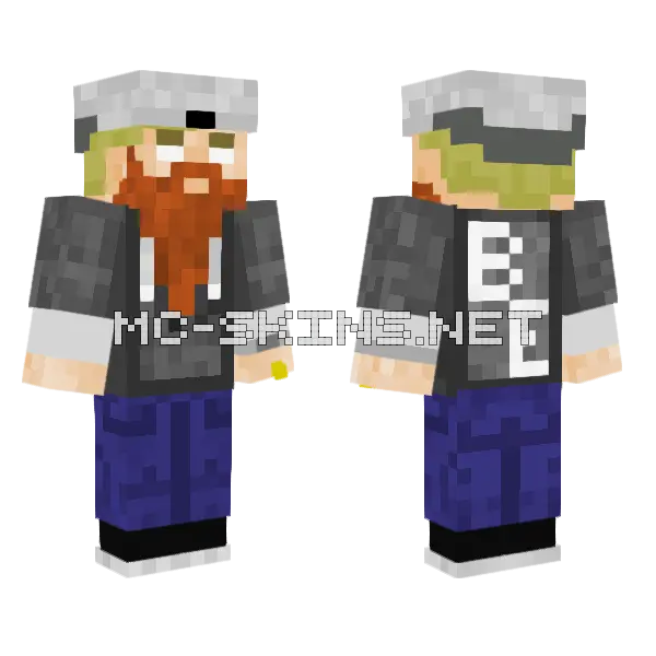 Boss Skin Minecraft skin, front and back
