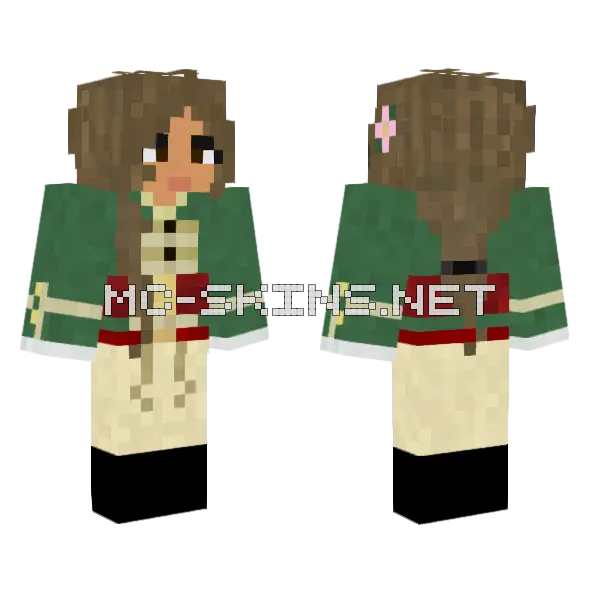 Boston Hussars Minecraft skin, front and back