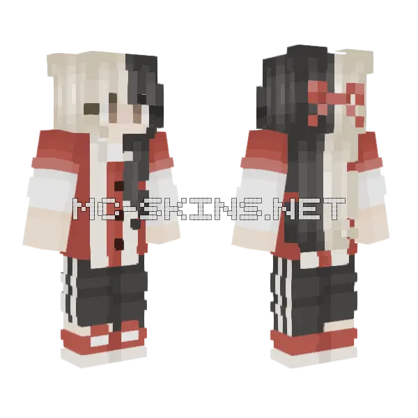 Bowling League UTR18 Minecraft skin, front and back