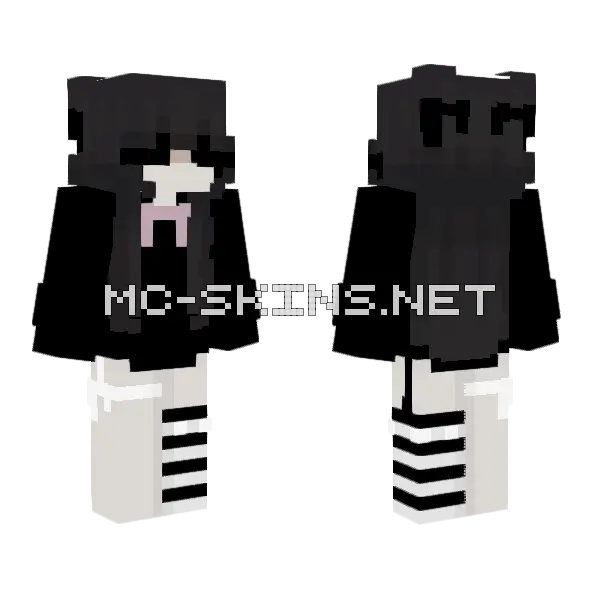 Bowtie 3 Minecraft skin, front and back