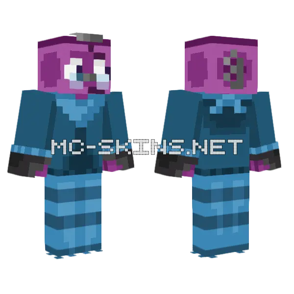 Boxten Dandy S World Minecraft skin, front and back