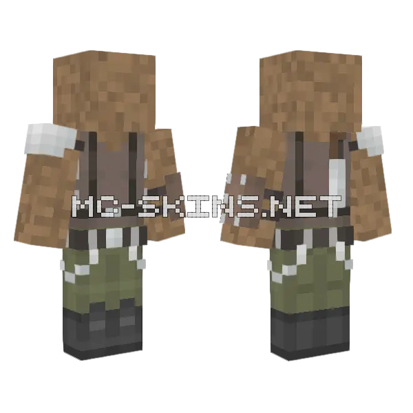 Boxyyy Minecraft skin, front and back