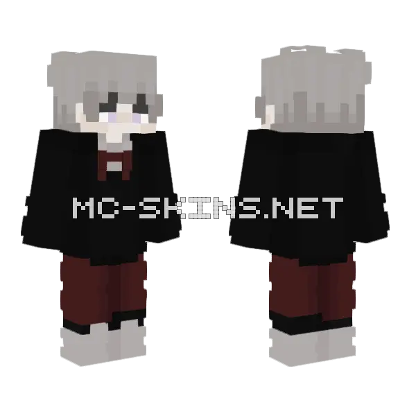 Boy Minecraft skin, front and back