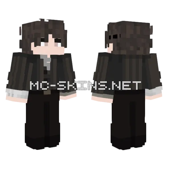 Boy Minecraft skin, front and back