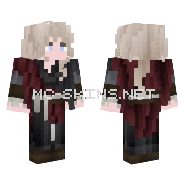 Boy Minecraft skin, front and back