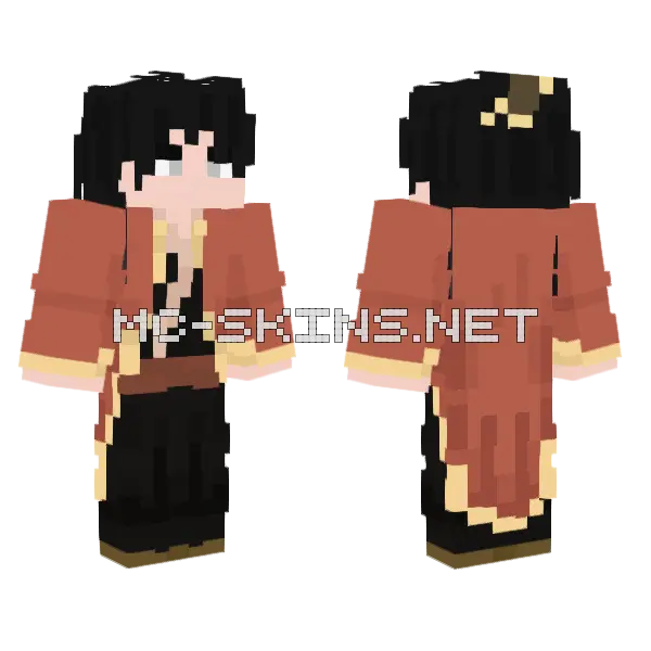 Boy Minecraft skin, front and back