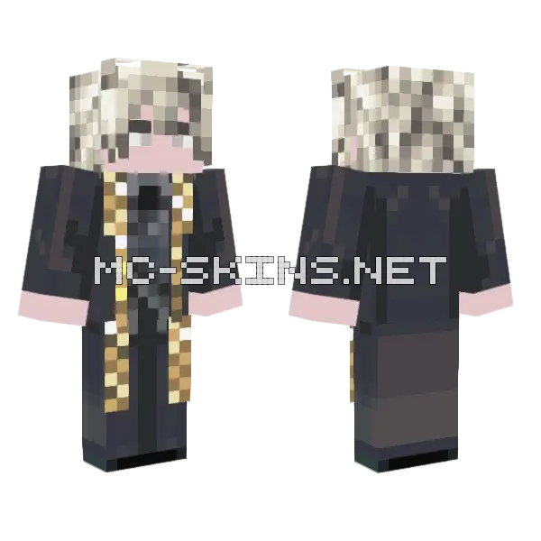 Boy Minecraft skin, front and back
