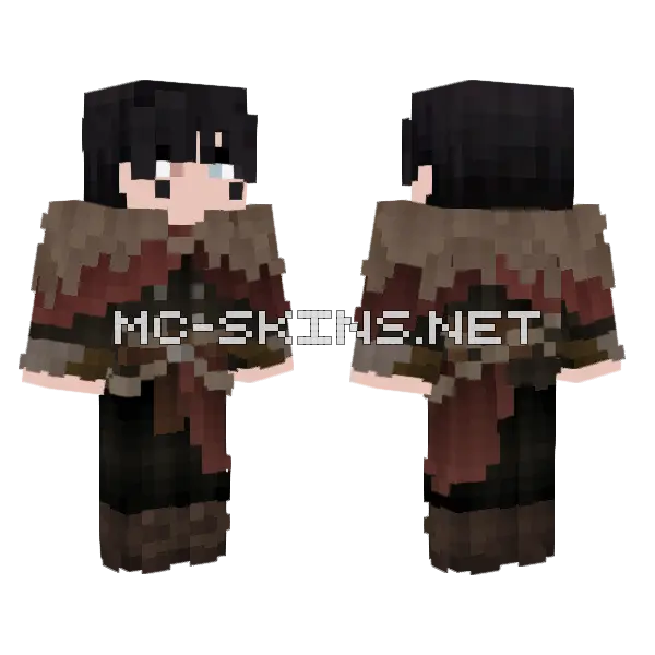 Boy Minecraft skin, front and back
