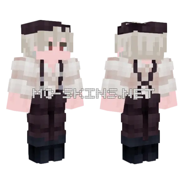 Boy Minecraft skin, front and back