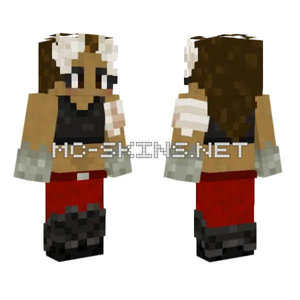 Boyfriend Skin Minecraft skin, front and back