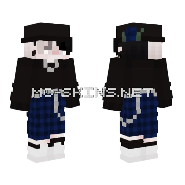 Boyfriend Skin Minecraft skin, front and back