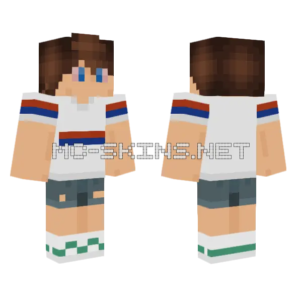 Boynextdorm Kyle Epilogue Minecraft skin, front and back