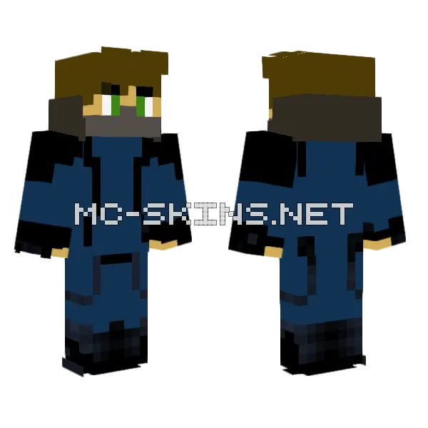 Boyy Cowboy Skin Minecraft skin, front and back