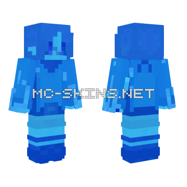 Braincell Endo Minecraft skin, front and back