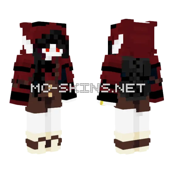 Branco Minecraft skin, front and back