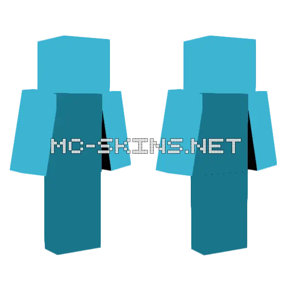Breaker TDS Minecraft skin, front and back