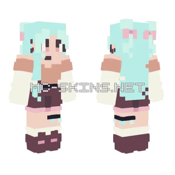 Breeze Rc Minecraft skin, front and back