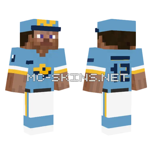 Brewers City Connect Minecraft skin, front and back