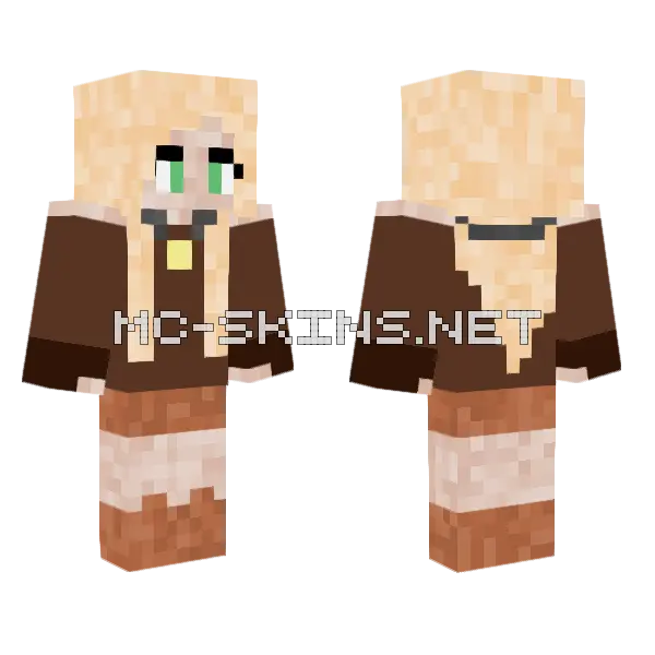 Bria A Skin For Ruby Minecraft skin, front and back