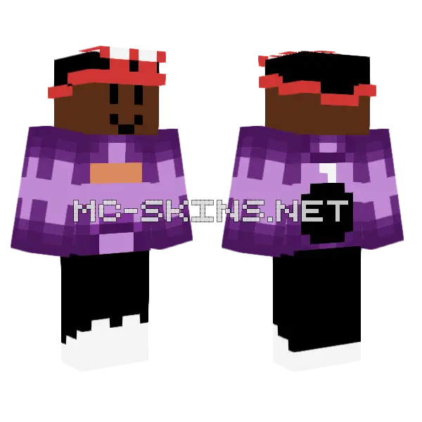 Brickbattlerryt Skin Minecraft skin, front and back