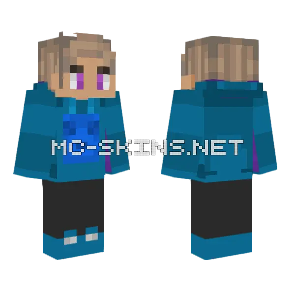 Bricky4 Minecraft skin, front and back