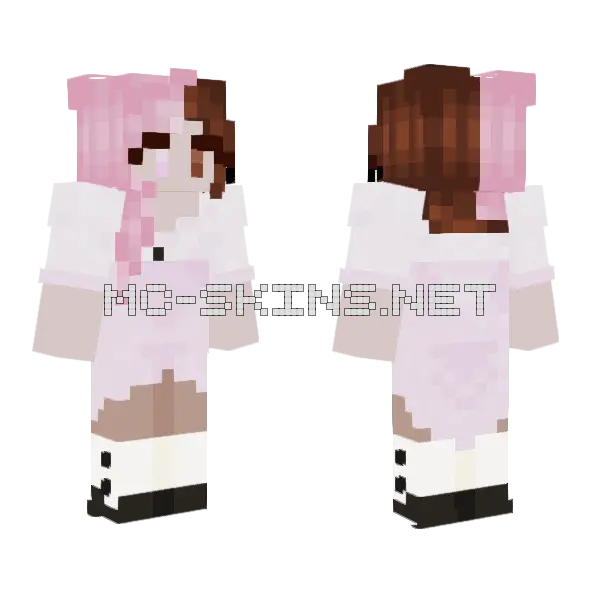Bridesmaid Neo Minecraft skin, front and back
