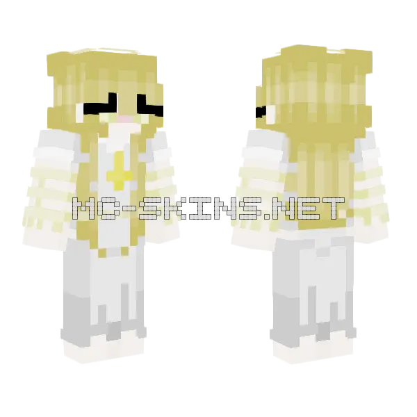 Brightest Star Minecraft skin, front and back
