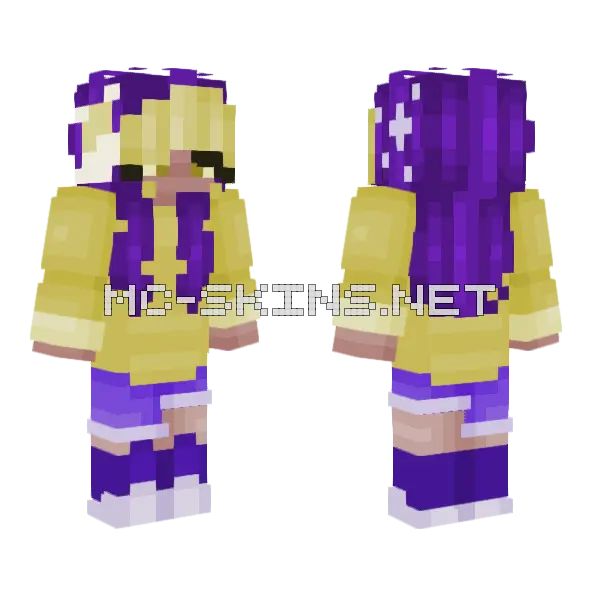 Brightest Sun Beautifulest Moon Ce Minecraft skin, front and back