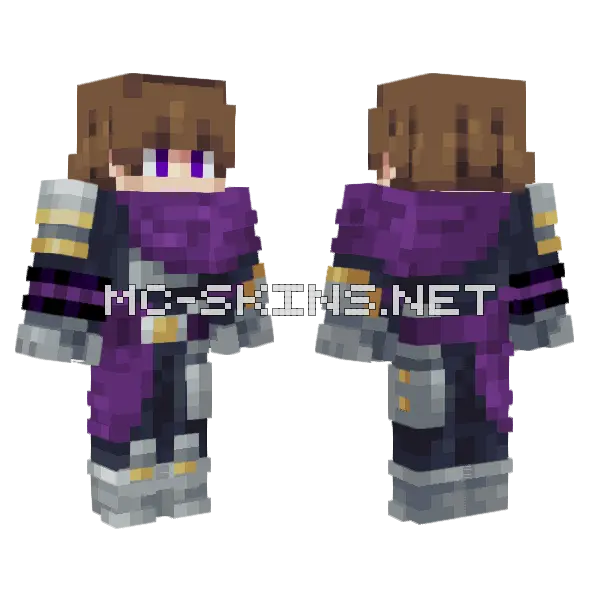 Brody Ourple Minecraft skin, front and back