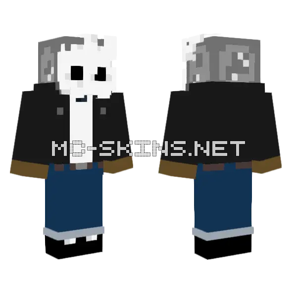 Broken Vessel V1 Minecraft skin, front and back