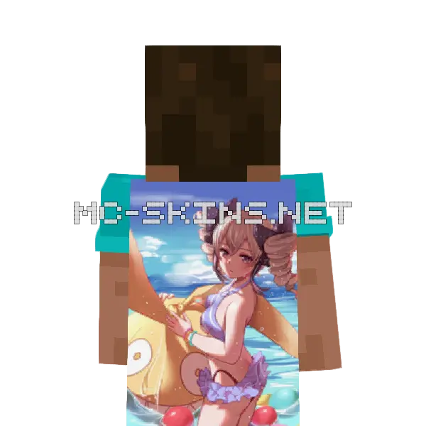 Bronya Bikini cape, outside and lining