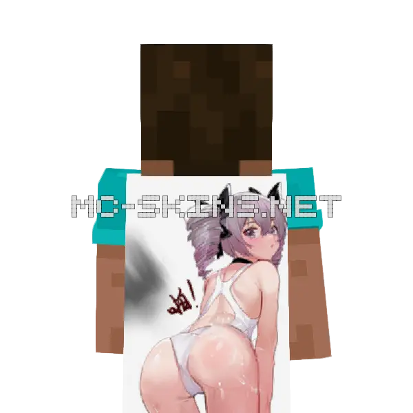 Bronya Swimsuit cape, outside and lining