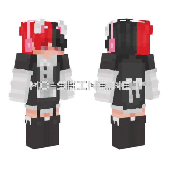 Brooke From Cat Made S Skin Pack Minecraft skin, front and back