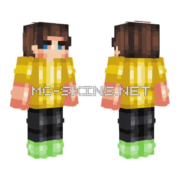 Brother 1 Minecraft skin, front and back
